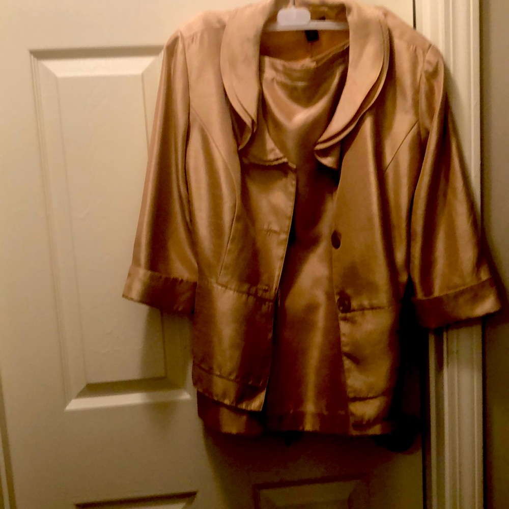 Stunning Gold Blush Suit